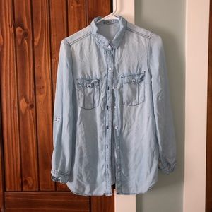 Soft light blue “blue jean” jacket